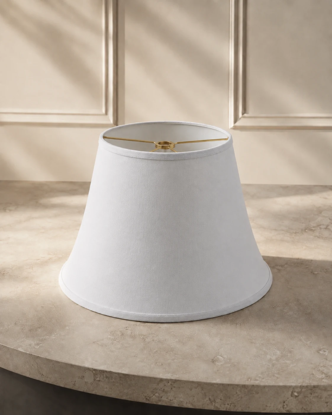 Cúpula Bell estilo sino em tricoline gelo vista em perspectiva
