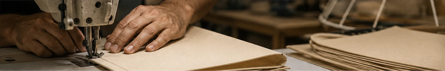 Ilustração visual de uma etapa de fabricação de cúpulas